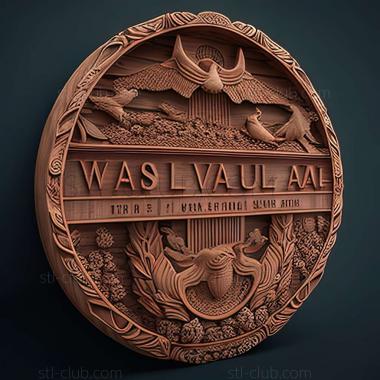 3D модель Визалия в США (STL)